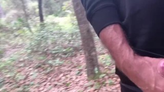 Cum shot in the Public Park. Quarantine Jerk Off Challenge. Day 6