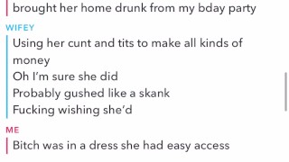 Wife Sexts Husband Cuckold Cheating Hotwife