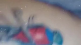 showing them tats....lil tease