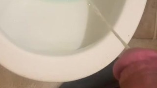 Male pissing. 