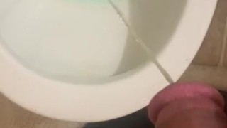 Male pissing. 