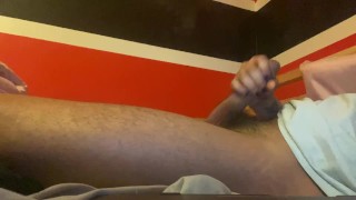 Jerking off before bed