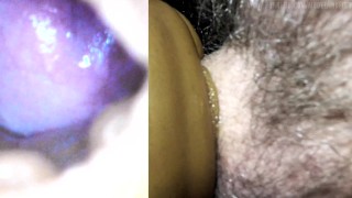 Whore Hole + Cum Pole = Cum Hole: Fleshlight internal camera.