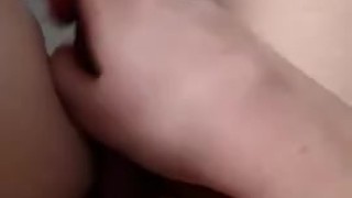 SNAPCHAT SEX: Pussy's so tight and wet the toy slips out!!