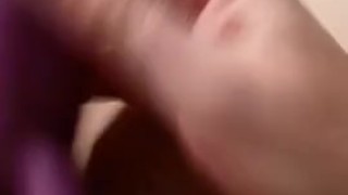 SNAPCHAT SEX: Pussy's so tight and wet the toy slips out!!