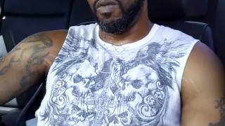 Smoking Sounding masturbation in my car