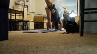 Quarrentined Goddess Avalon Jane Does Yoga and Ignores you Pathetic Losers