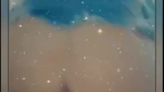 Smokeing hot chav slut big toys XL dragon tail anal beads 