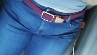 Flashing my breast while i wait in the car