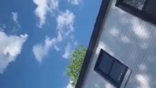 SNAPCHAT SEX: So naughty playing with my boobies in plain sight