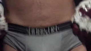 SNEAKING in to a PUBLIC GYM to have a HOT JERK OFF ** crap filming sorry **