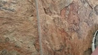 Piss on bathroom floor