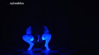 ANGEL IN WHITE STOCKİNG HANDS FREE CUM