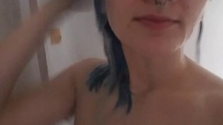 Rinsing out hairdye 