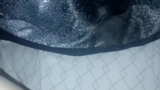 Teen girl gets herself off
