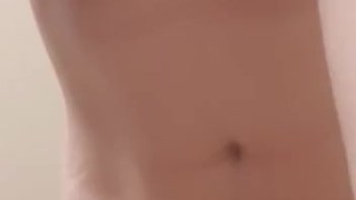 Naked blonde tease