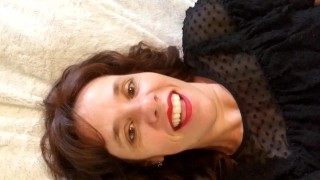 Hot MILF dirty talks about her fantasies