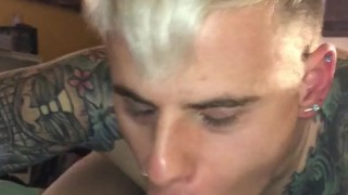 Sexy Blonde Twink Sucks & Deepthroats A Big Cock POV -OnlyFans/NickAtNightt