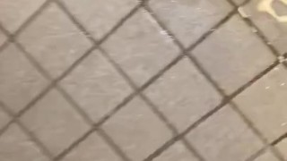 Standing up to pee like a man in the middle of the night 