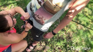 I Make Him Cum in Minutes - Risky Outdoor Fun - UNCUT FOOTAGE 