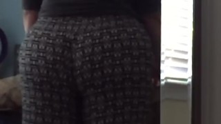 Slo-mo mesmerizing bbw ass shake