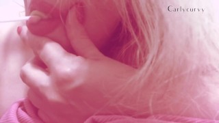 Nipple and mouth teasing with Carlycurvy! 