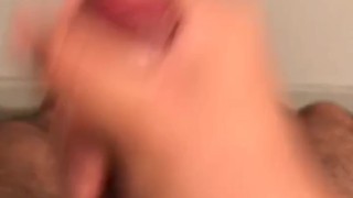 Straight latino boy jerking off with guests over