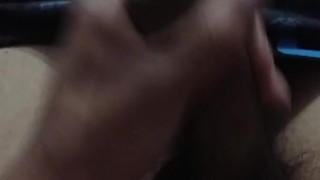 Playing with my dick, Tremenda corrida