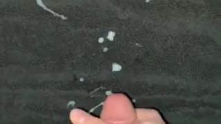 Quick solo cumshot