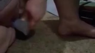 Masterbating in the closet