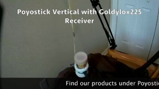 Poyostick Vertical used with a Venus 2000 Masturbation Machine Hands Free