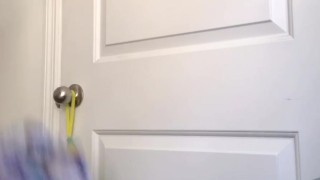 PANTY TEASE: Trying on panties that a fan picked for this awesome ass