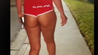 Big Ass Booty walking in public 