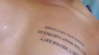 Sexy light skin right out the shower