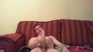 Fleshlight play while watching porn