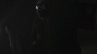 Kylo Ren Jerks His Cock While Teaching You About the Force