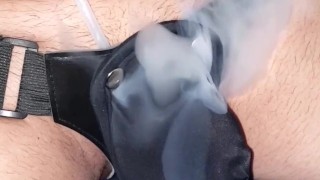 My cock smoking