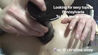 Twink destroys asshole till Hole gapes wide open. Anal fist