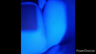 Watch me masturbate in our blue room 