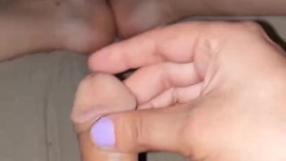 Rubbing and Playing with Useless Sissy Clitty
