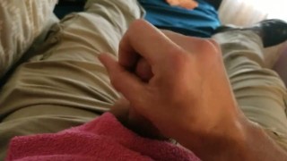 Loads of precum ending with cumshot