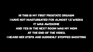 my first powerful prostate orgasm, it was amazing ( onlyfans - @handjobmen )