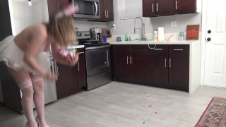 PAWG Easter Bunny Solo Fuck