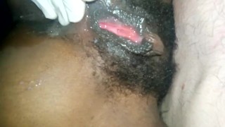 Horny Ebony Milf's Pink Pussy Keeps Dripping - Anal Fingering, Big Ass POV
