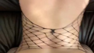 Fat Ass Fucked In Fishnets