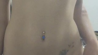Short and sweet strip tease