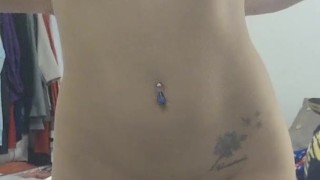 Short and sweet strip tease
