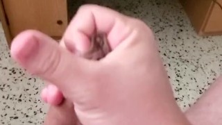 Morning handjob