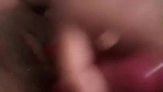 Young ebony big squirt with vibrator
