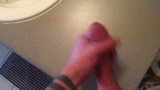 Just a guy fapping his dick off